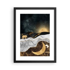 Poster in cornice nera - Leggi eterne - 30x40 cm