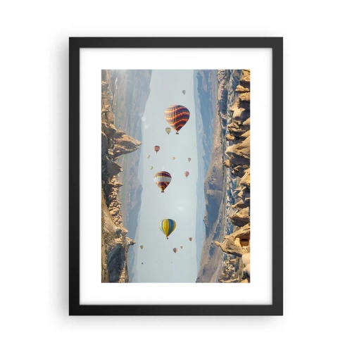 Poster in cornice nera - Qui tutto è possibile - 30x40 cm