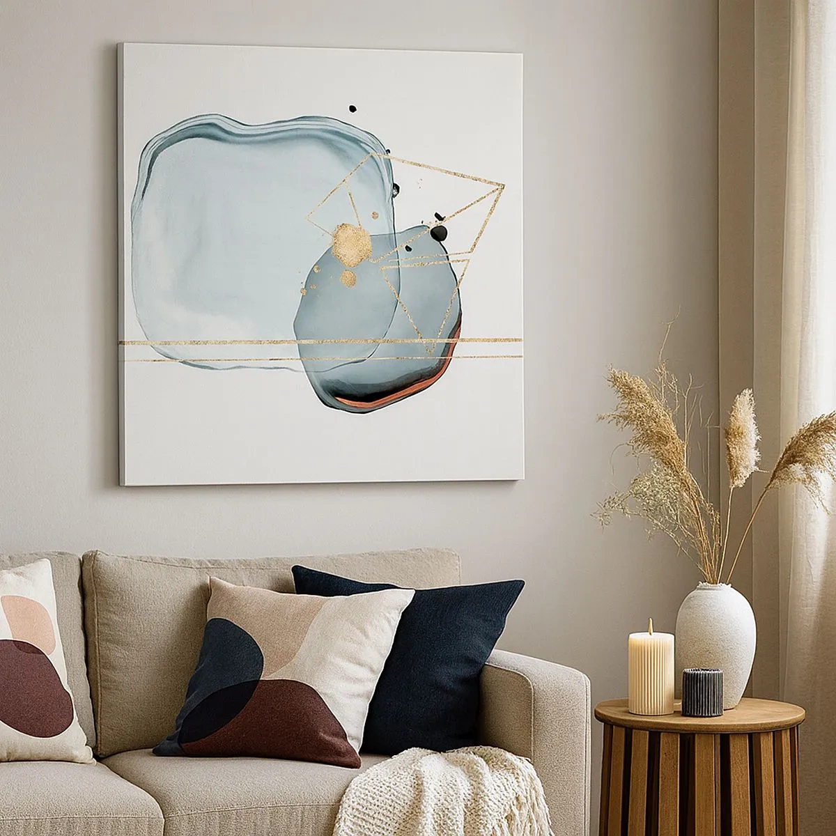 Quadro su tela - Stampe su Tela - Studio di goccia - 30x30 cm