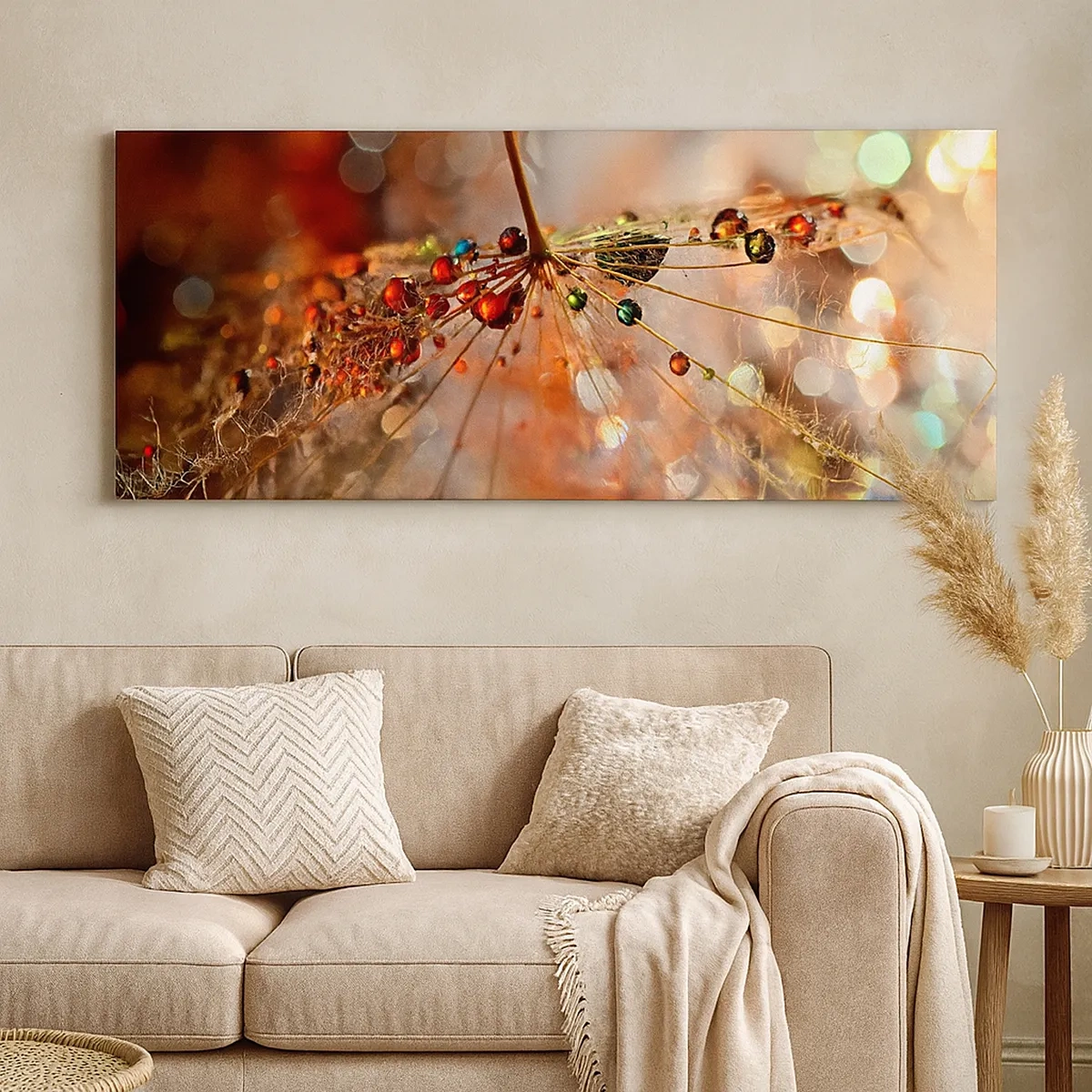 Quadro su tela - Stampe su Tela - Posate sulla ragnatela - 30x30 cm