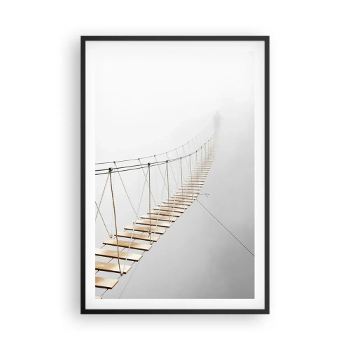 Poster in cornice nera - Dove ti porta? - 61x91 cm