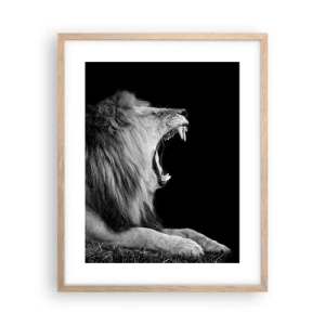 Poster in cornice rovere chiaro - Senza alcun dubbio - 40x50 cm