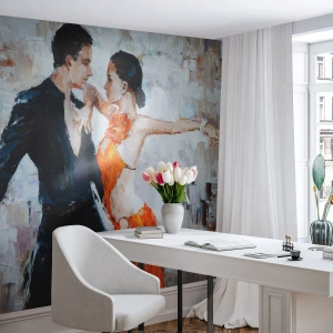 Fotomurali Premium Sand - Dirty dancing - Astrazione, Danza, Tango - 400x280 cm