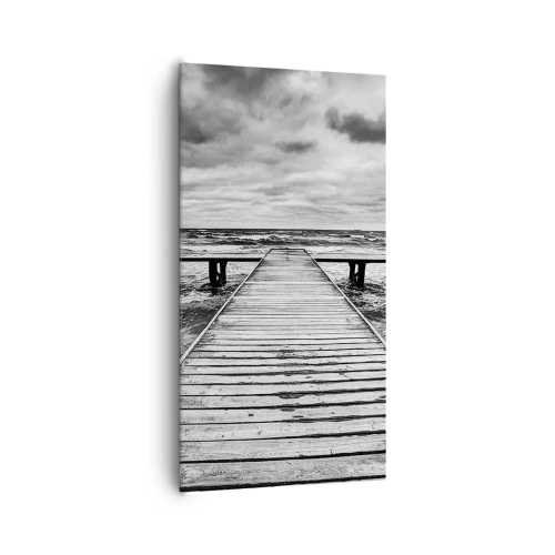 Quadro su tela - Stampe su Tela - Aspetto che il vento le scacci via... - 65x120 cm