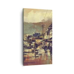 Quadro su tela - Stampe su Tela - La vita come ricchezza di grigio - 45x80 cm