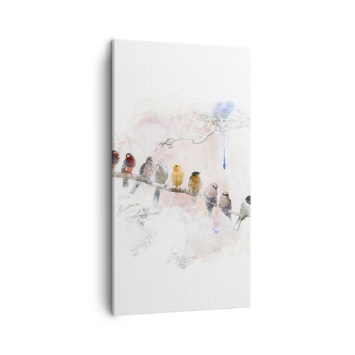 Quadro su tela - Stampe su Tela - Incontro alato - 45x80 cm