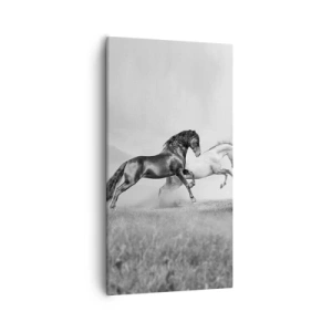 Quadro su tela - Stampe su Tela - Angeli e demoni - 55x100 cm