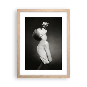 Poster in cornice rovere chiaro - Eleganza eccentrica - 30x40 cm
