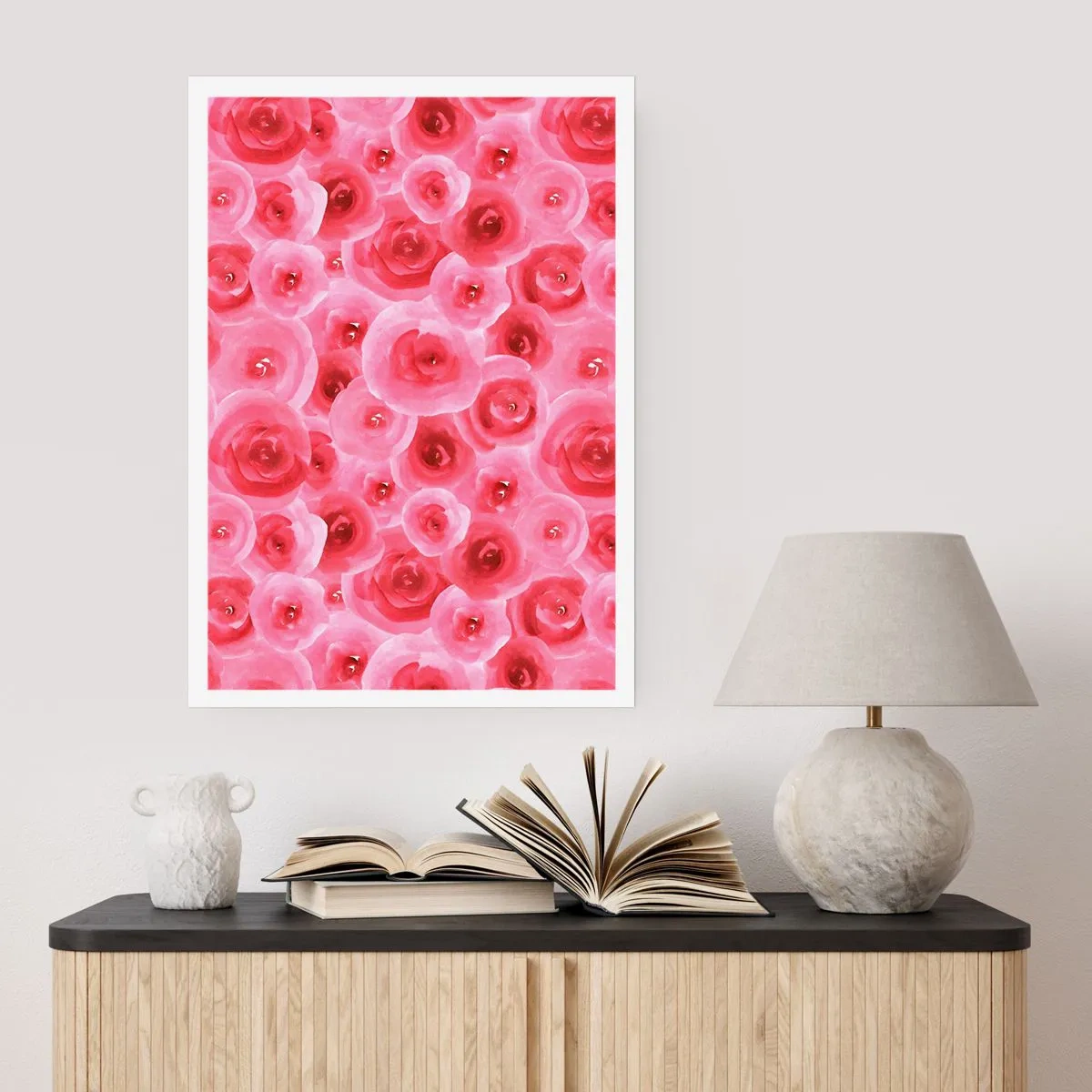 Poster - Rose in alto e in basso - 70x100 cm