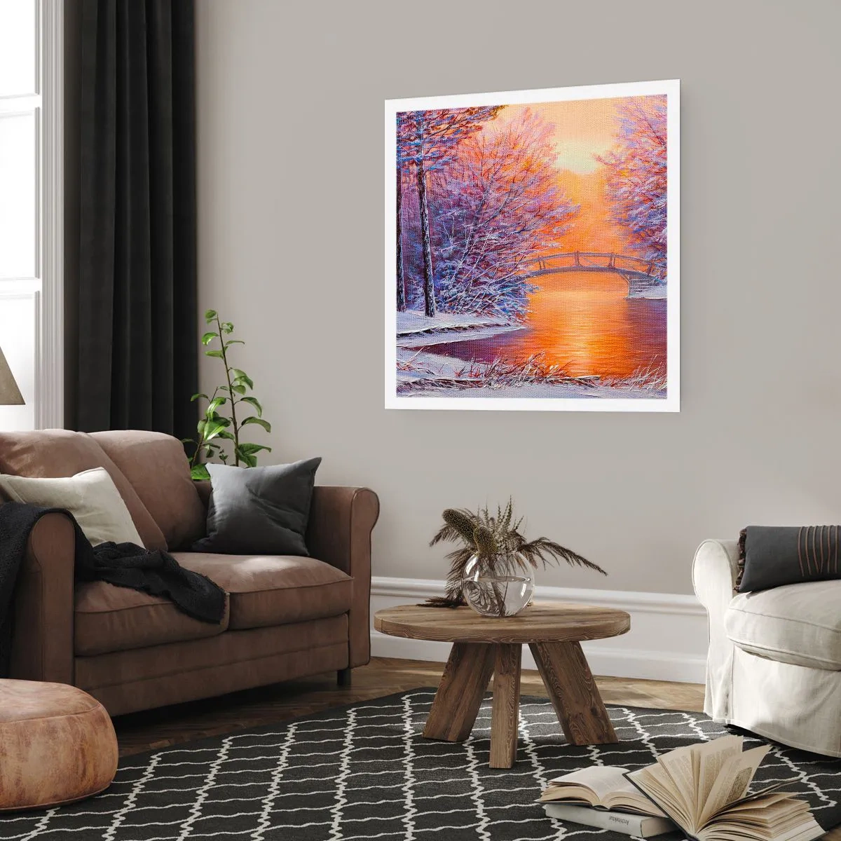 Poster - Incontriamoci qui - 60x60 cm