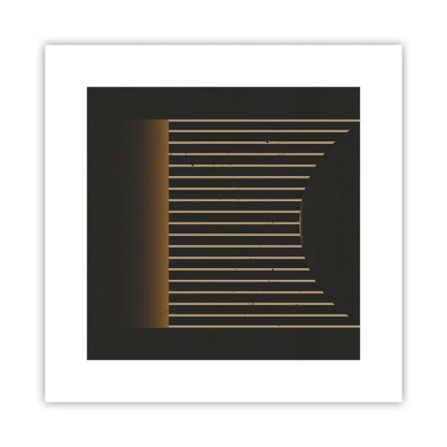 Poster - Esaminare l'oscurità - 30x30 cm