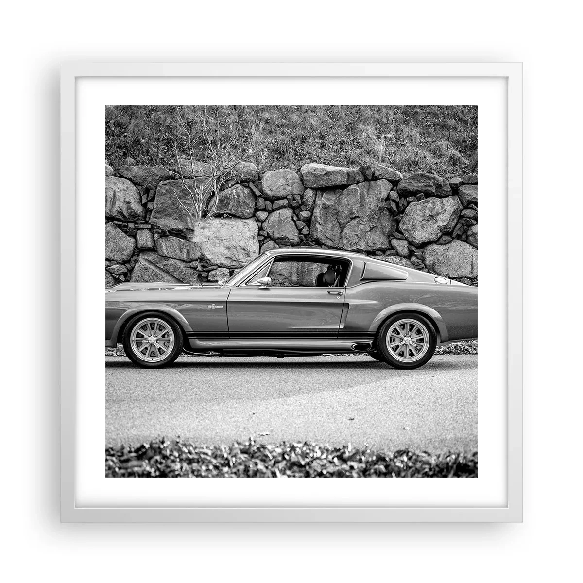 Poster in cornice bianca - La leggenda degli anni '60 - 50x50 cm