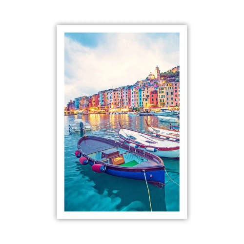 Poster - Sera colorata nel porto - 61x91 cm