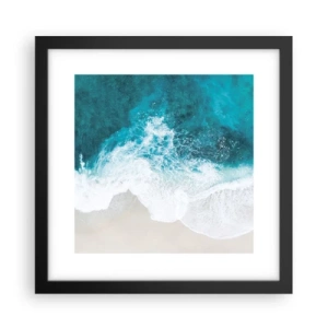 Poster in cornice nera - Morbidezza naturale - 30x30 cm