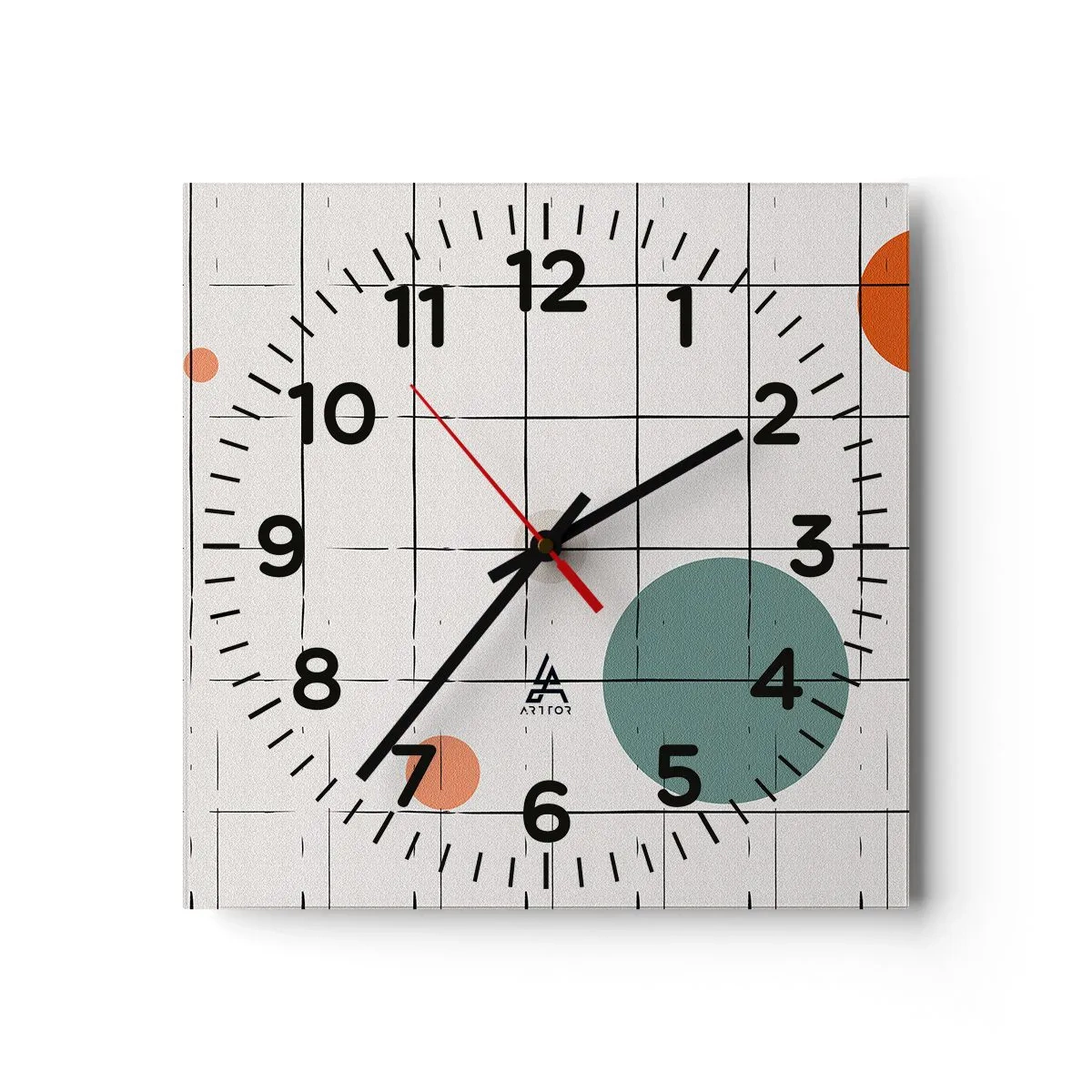 Orologio da parete - Orologio in Vetro - Prigionieri. Noi o loro? - 30x30 cm