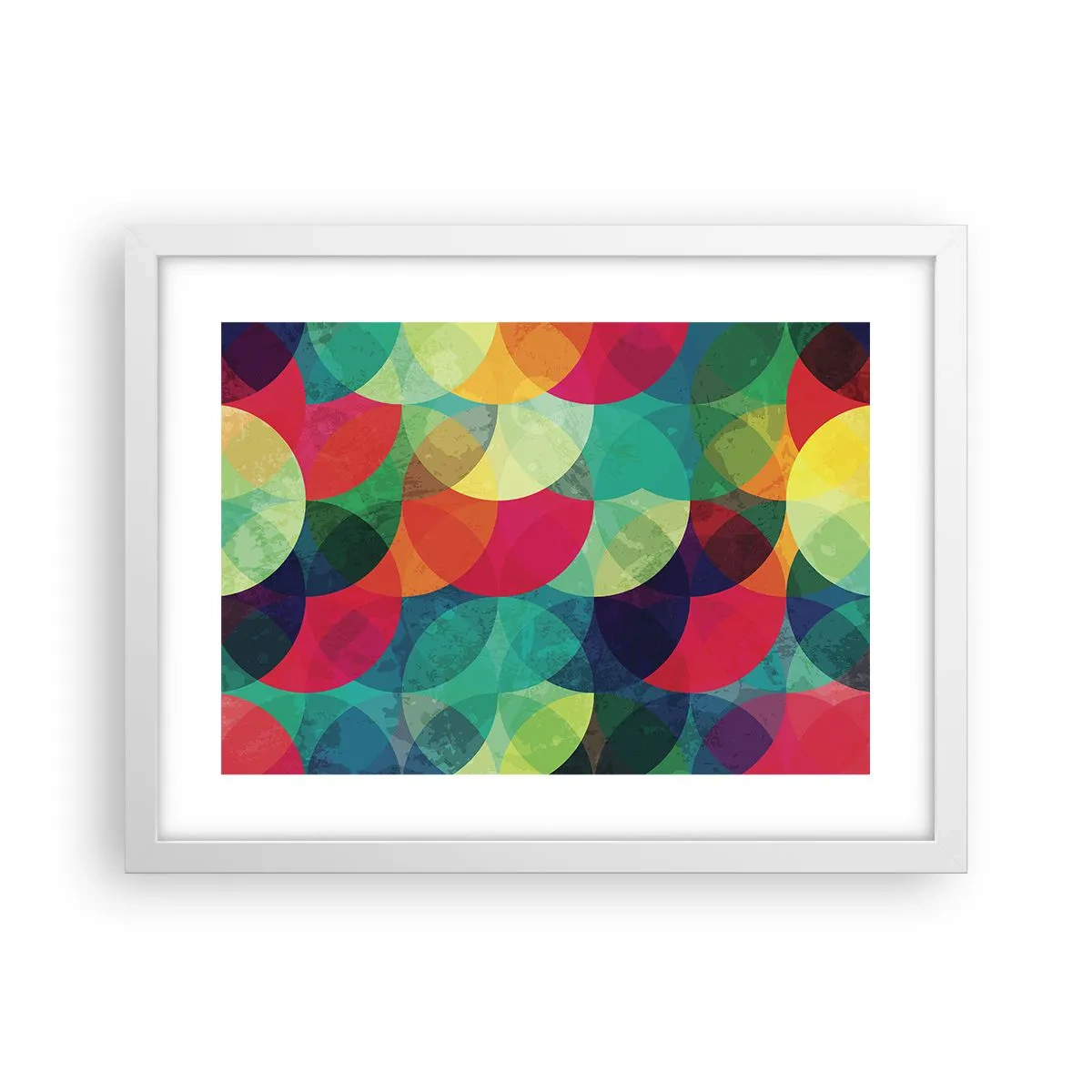 Poster in cornice bianca - Ascensione arcobaleno - 40x30 cm