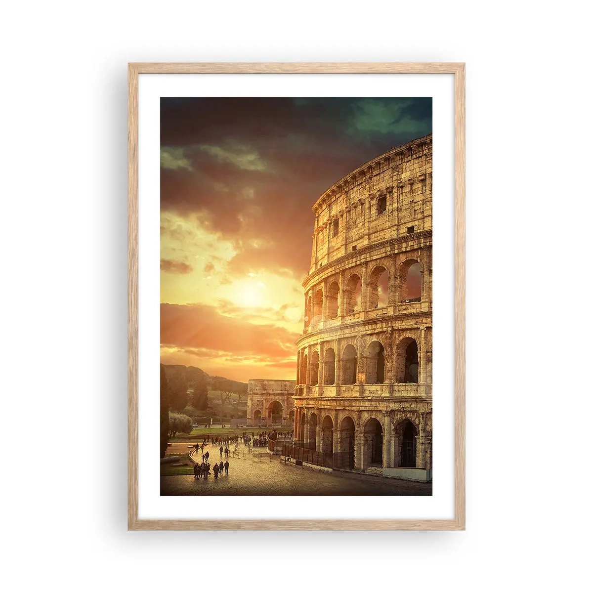 Poster in cornice rovere chiaro - Impressione colossale - 50x70 cm