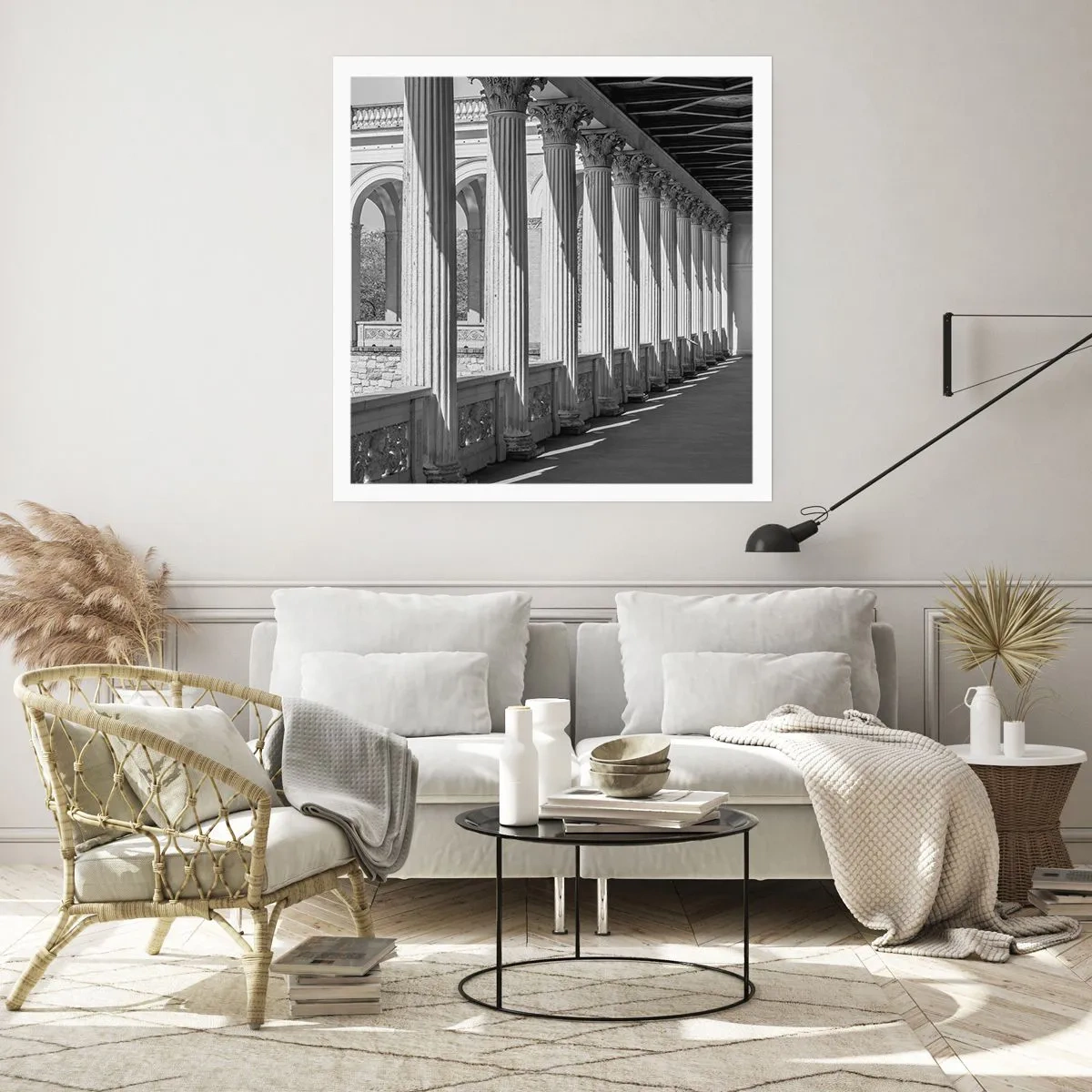 Poster - Portico soleggiato - 50x50 cm