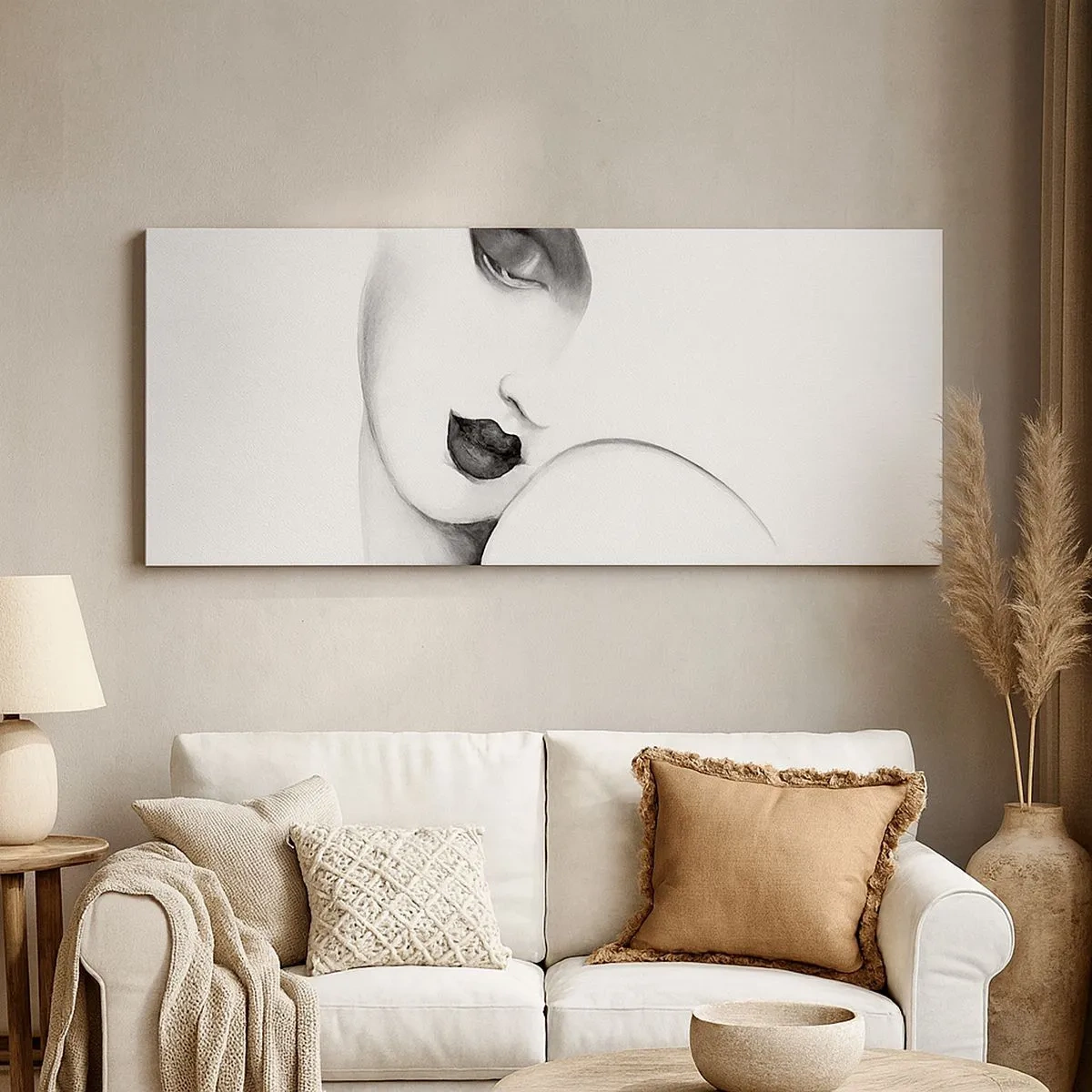 Quadro su tela - Stampe su Tela - Nello stile di Lempicka - 100x40 cm