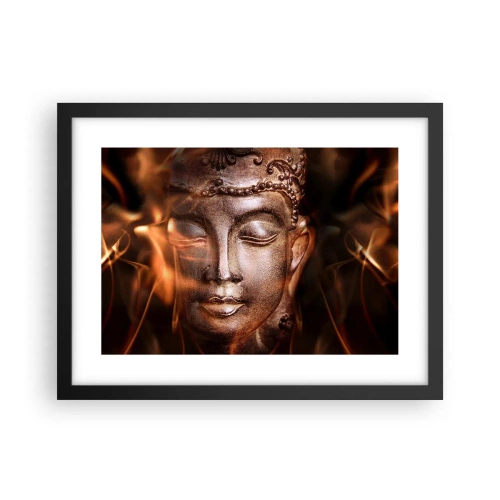 Poster in cornice nera - Esiste solo qui e ora - 40x30 cm