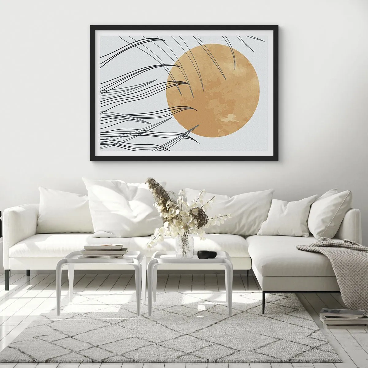 Poster in cornice nera - Sempre verso il sole - 91x61 cm