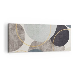 Quadro su tela - Stampe su Tela - Un cerchio dietro l'altro - 100x40 cm