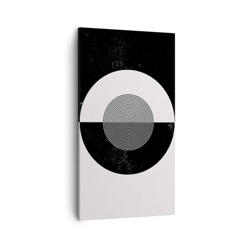Quadro su tela - Stampe su Tela - Armonia in bianco e nero - 45x80 cm