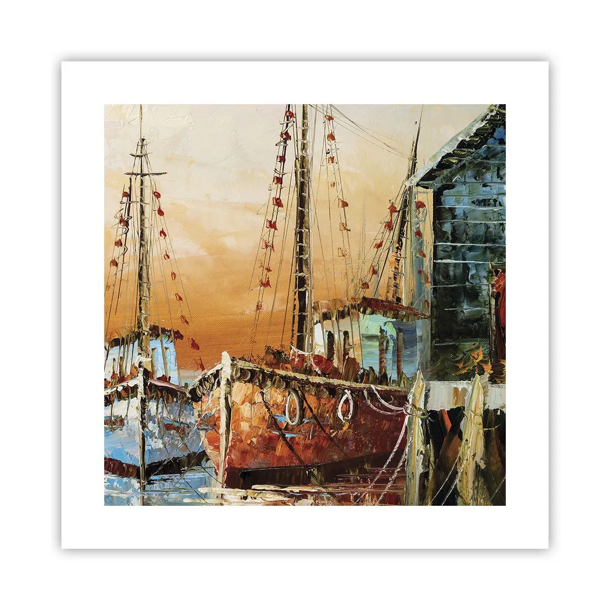 Poster - Ritorno tranquillo - 40x40 cm