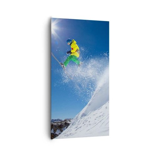 Quadro su tela - Stampe su Tela - Ballando con i monti - 65x120 cm