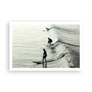 Poster - Onde all'incontro - 91x61 cm