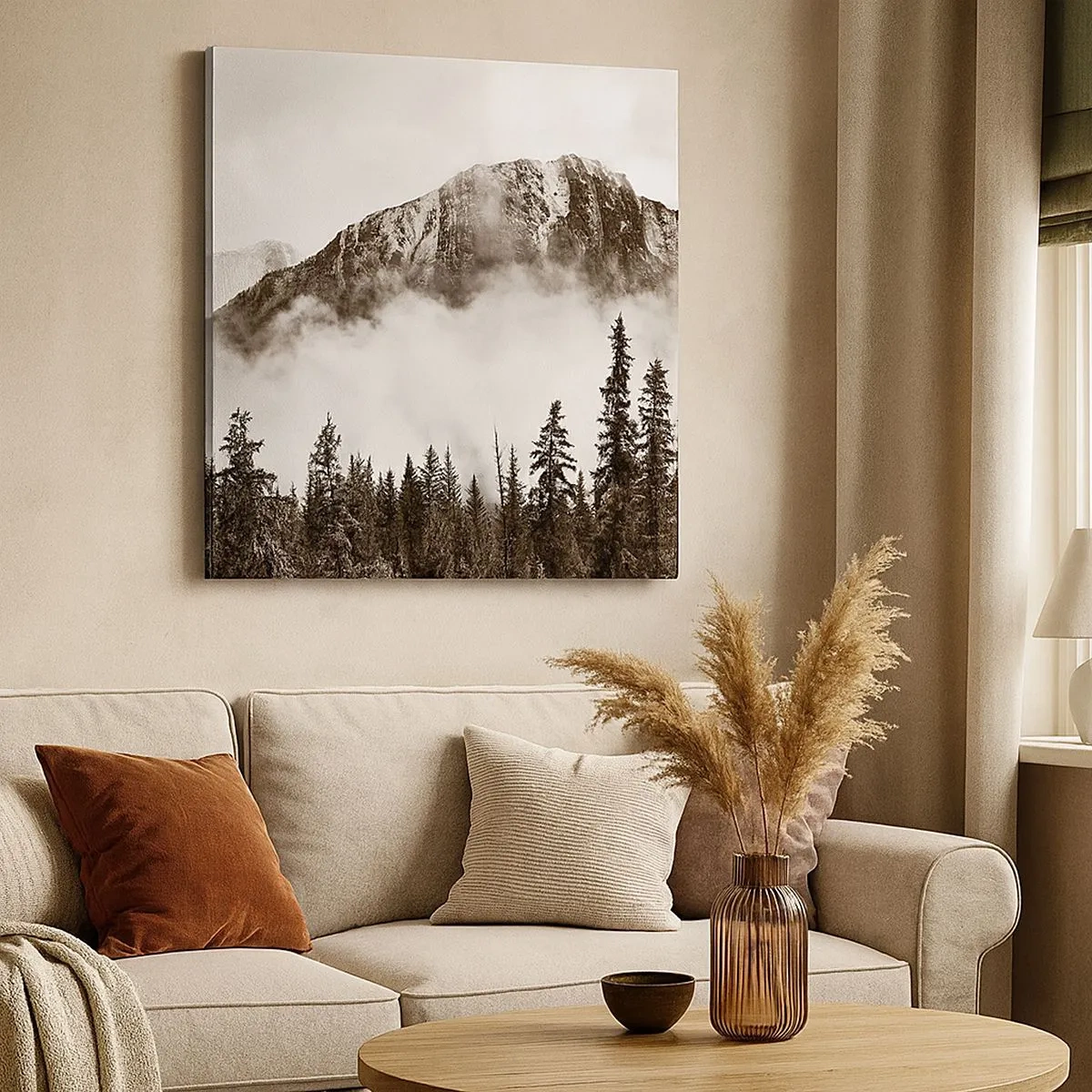 Quadro su tela - Stampe su Tela - Il sovrano di granito - 30x30 cm