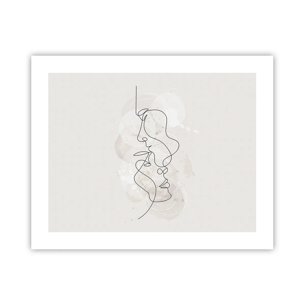 Poster - Intrecciati in un abbraccio - 50x40 cm