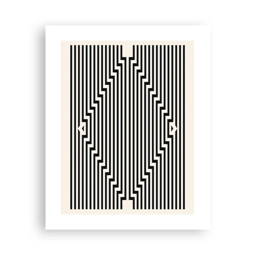 Poster - Illusione geometrica - 40x50 cm