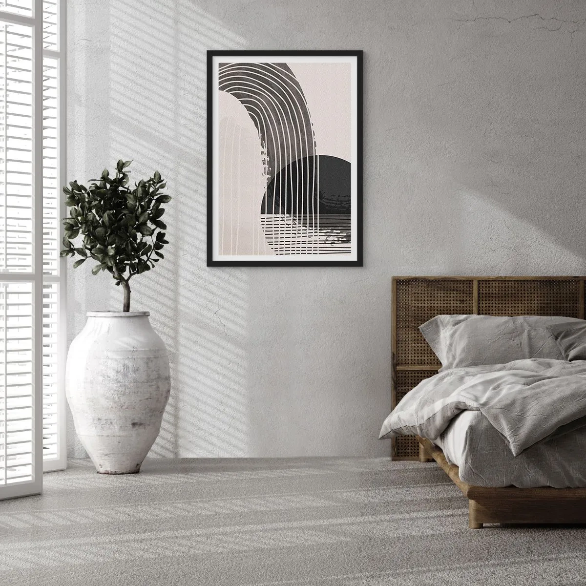 Poster in cornice nera - Andata e ritorno - 70x100 cm