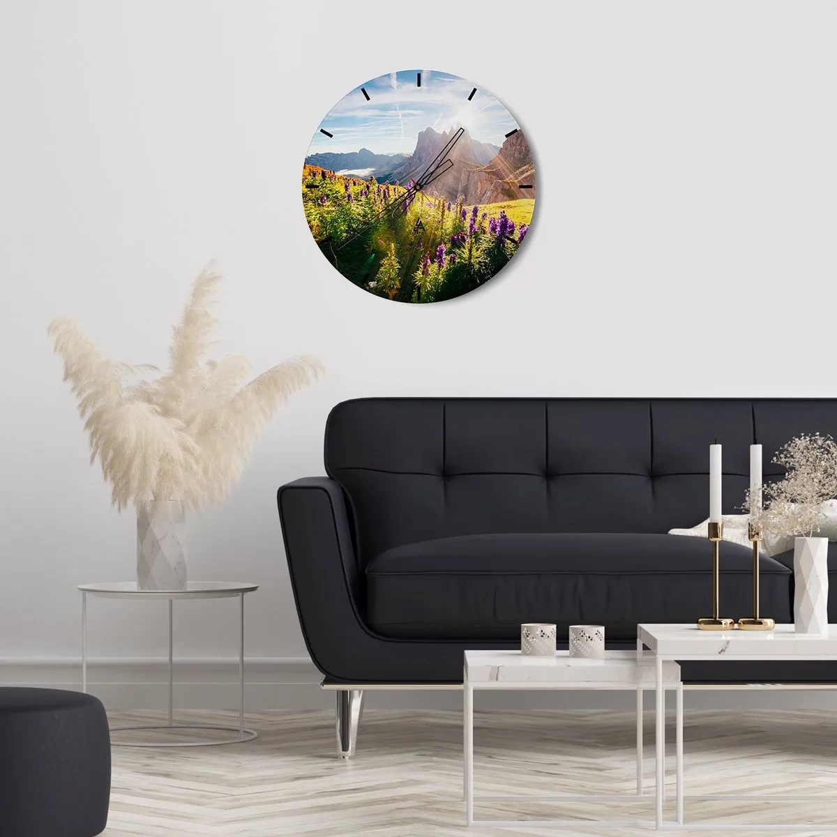 Orologio da parete - Orologio in Vetro - La vita segreta delle erbe - 40x40 cm