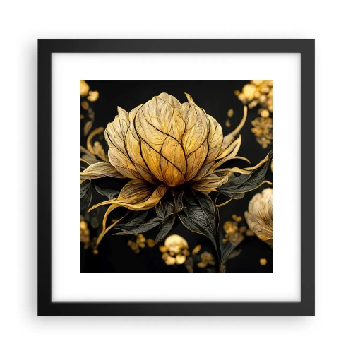 Poster in cornice nera - Delicata fragilità - 30x30 cm