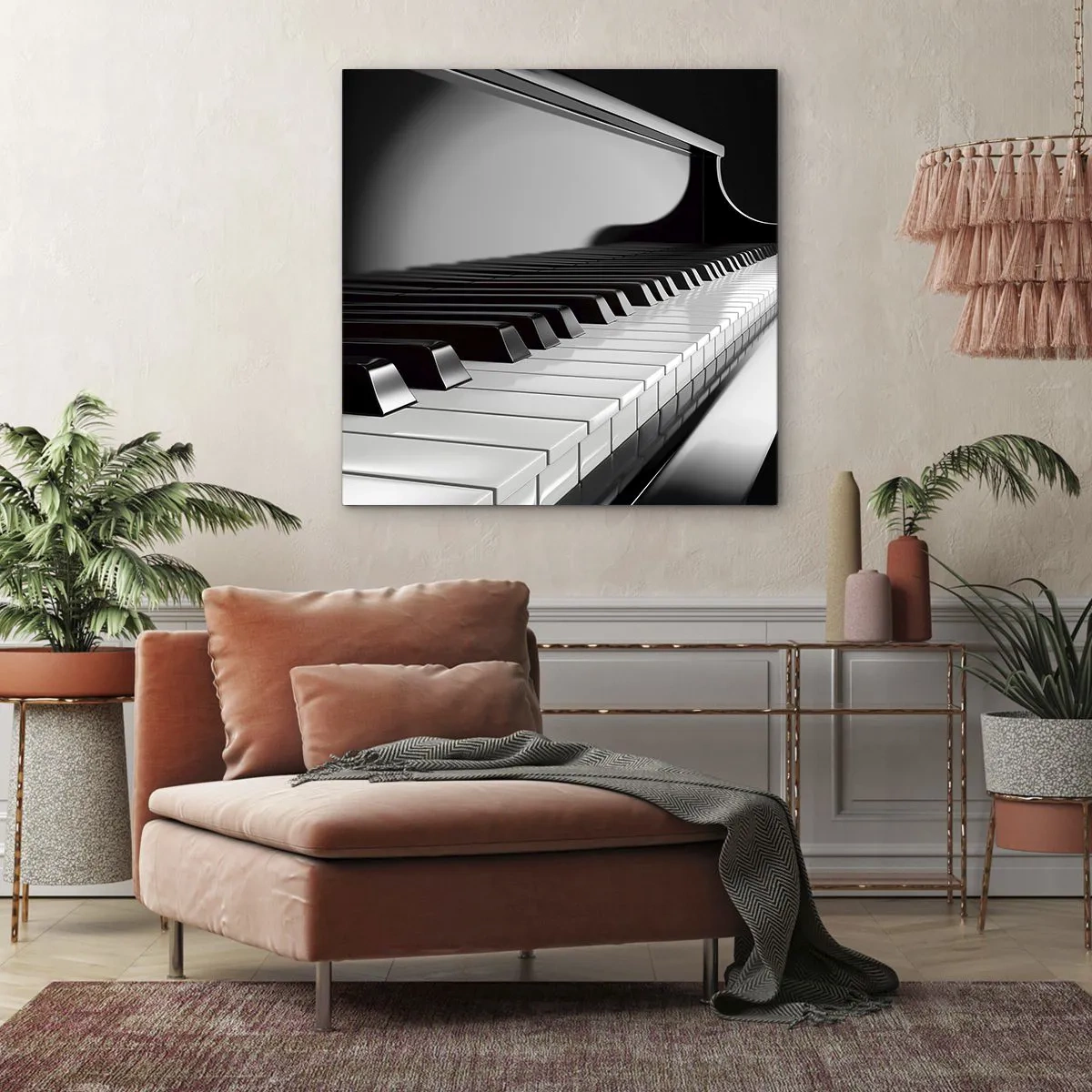 Quadro su tela - Stampe su Tela - Armonia di forme e colori - 70x70 cm