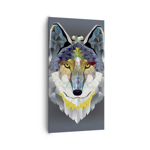 Quadro su tela - Stampe su Tela - Si parla del lupo - 65x120 cm