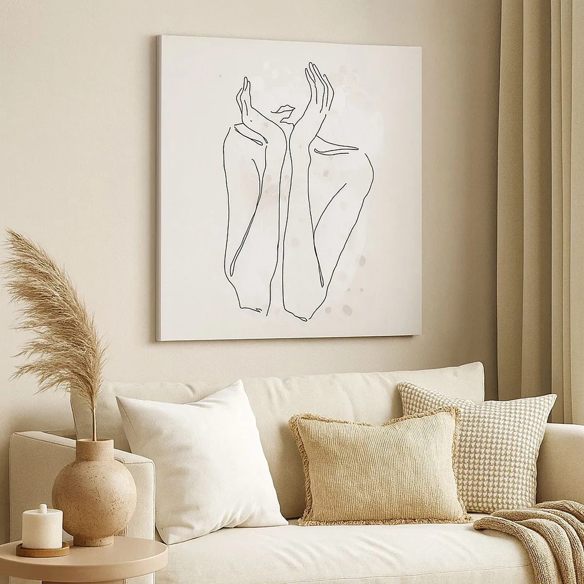 Quadro su tela - Stampe su Tela - Attimo sognante - 30x30 cm