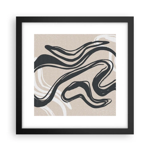 Poster in cornice nera - Espressione moltiplicata - 30x30 cm