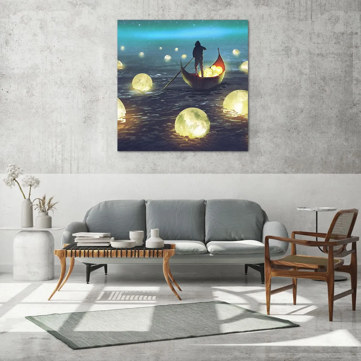 Quadro su vetro - Cose che neanche i filosofi hanno sognato - 30x30 cm