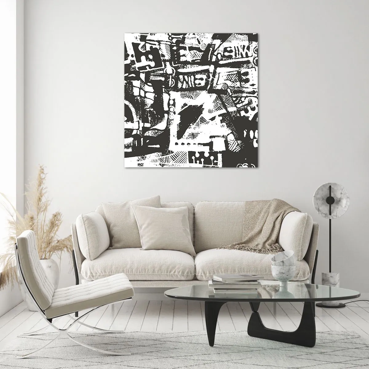 Quadro su vetro - Ordine o caos? - 70x70 cm