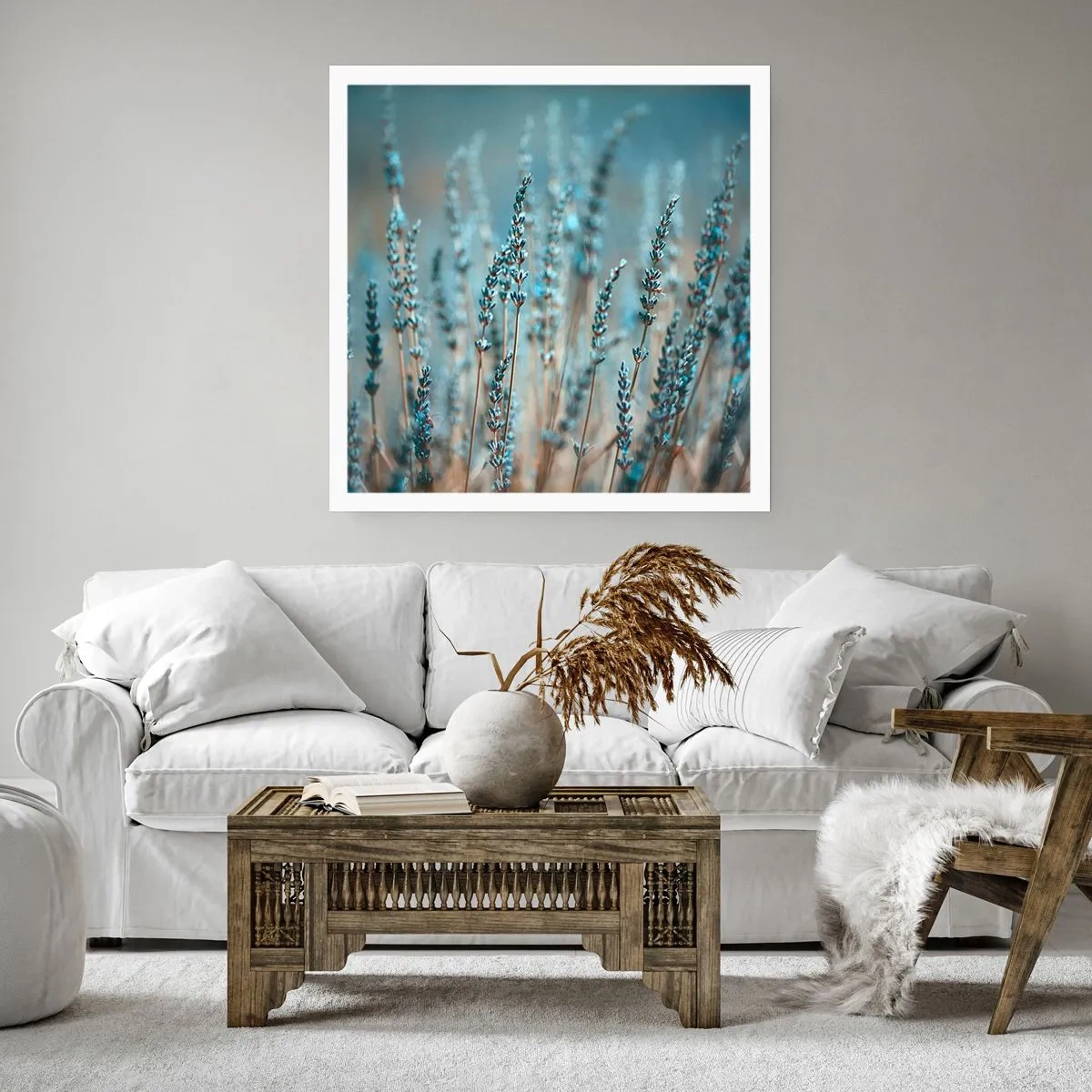 Poster - Campo profumato - 60x60 cm