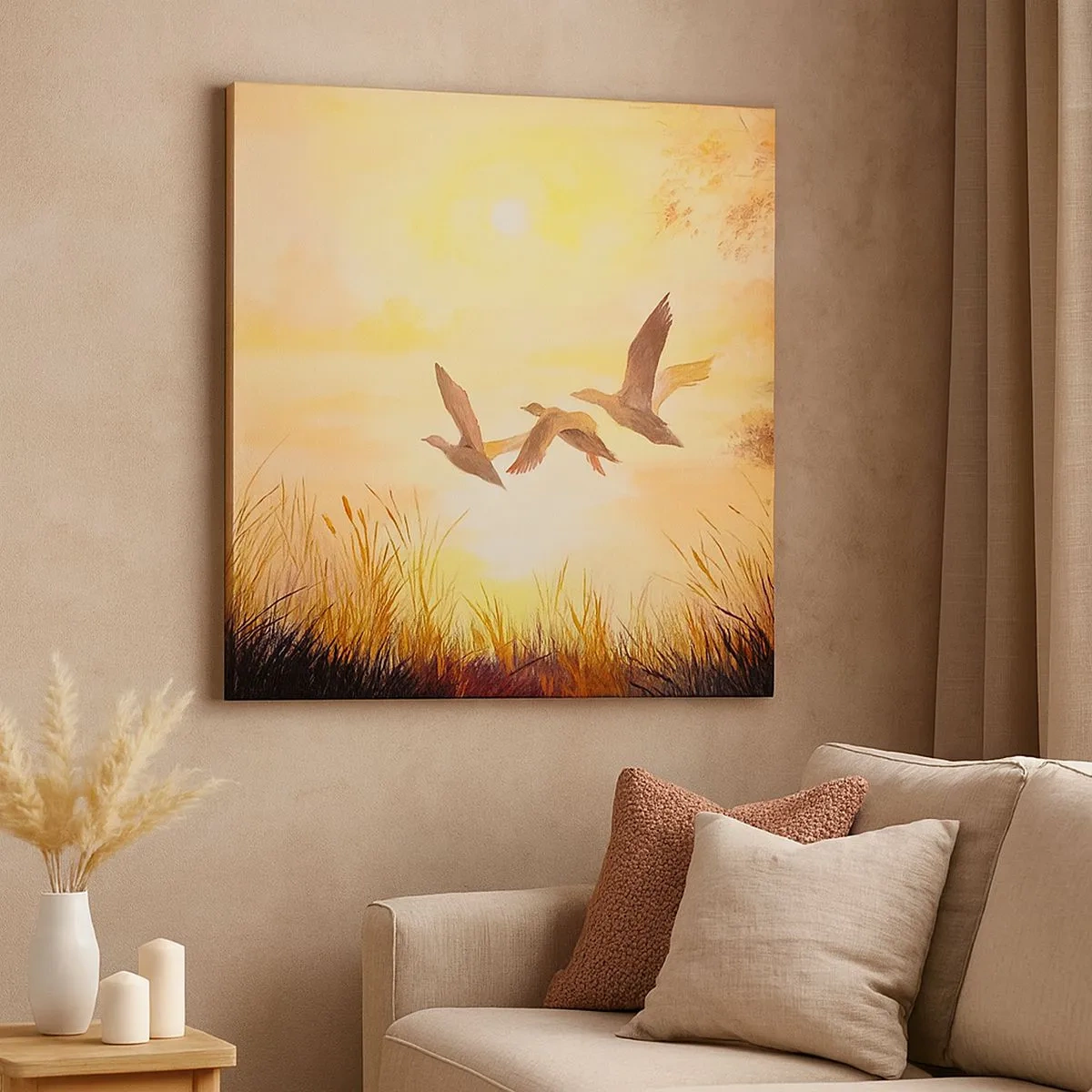 Quadro su tela - Stampe su Tela - L'inizio di un lungo viaggio - 30x30 cm