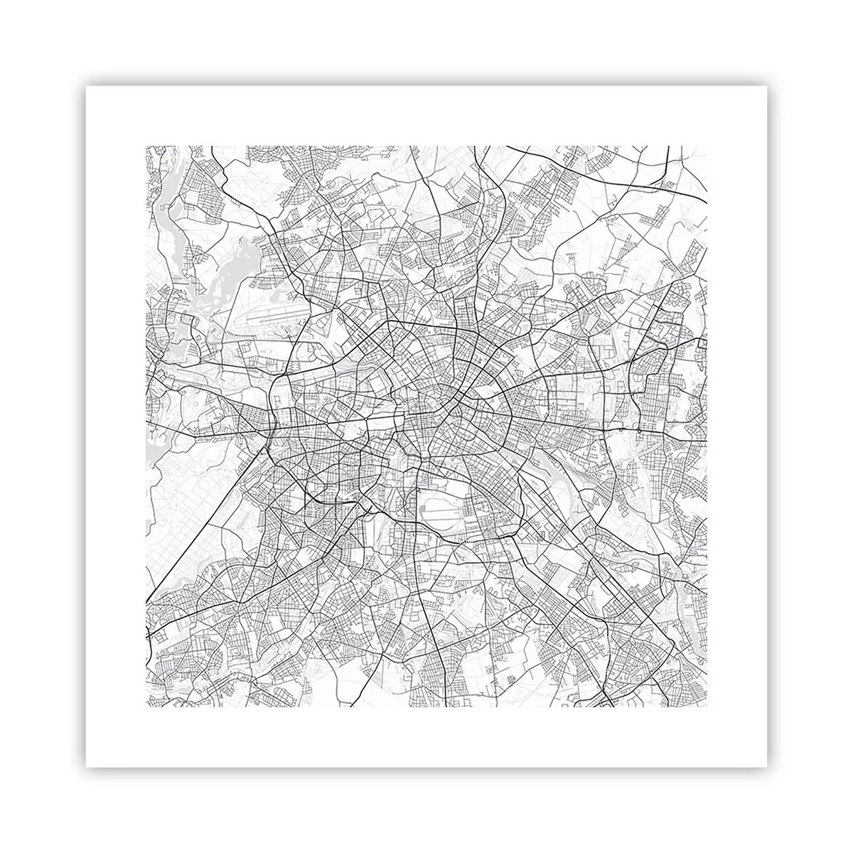 Poster - Il fiore di Berlino - 40x40 cm