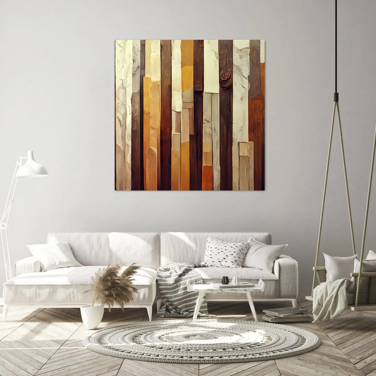 Quadro su tela - Stampe su Tela - L'inno dei legni boschivi - 70x70 cm
