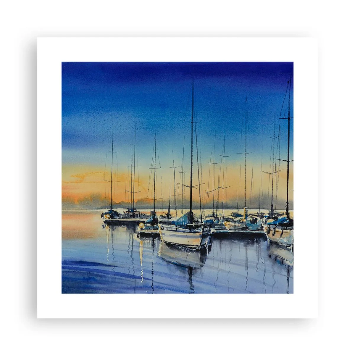 Poster - La fine di una buona giornata - 40x40 cm
