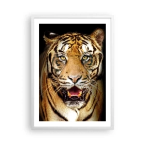 Poster in cornice bianca - Cuore selvatico - 50x70 cm