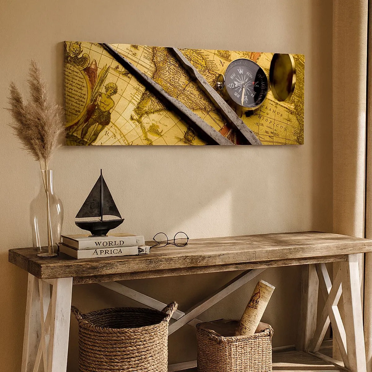 Quadro su tela - Stampe su Tela - Dove sono questi tesori? - 100x40 cm