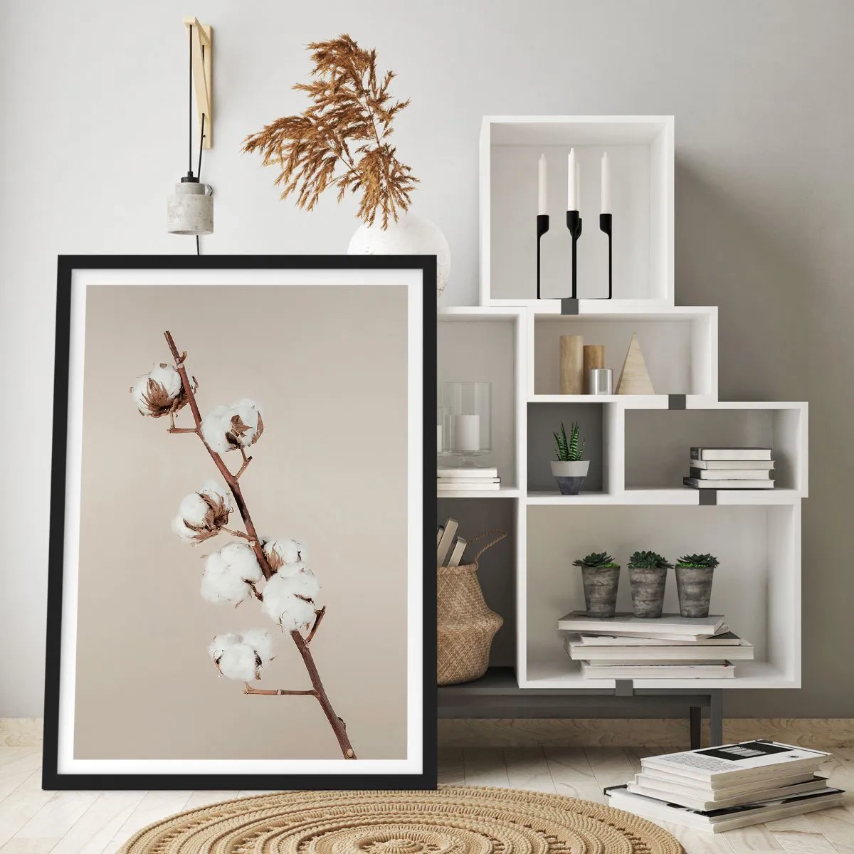 Poster in cornice nera - Alla fonte della morbidezza - 40x50 cm